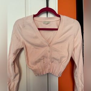 Urban Outfitters Baby Pink cropped cardigan sweater (size M)